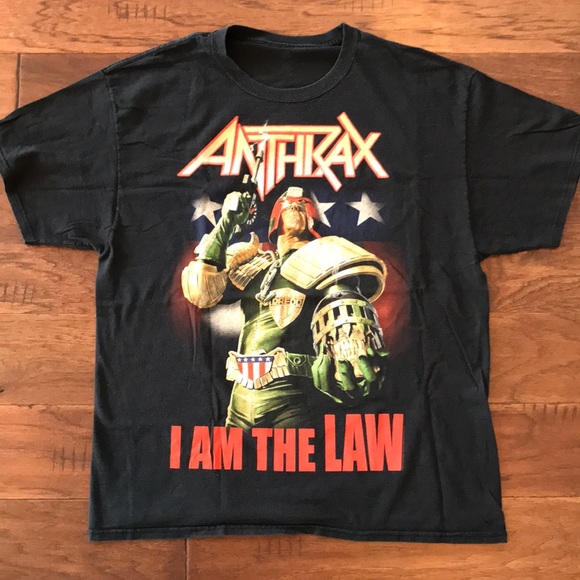 anthrax judge dredd shirt